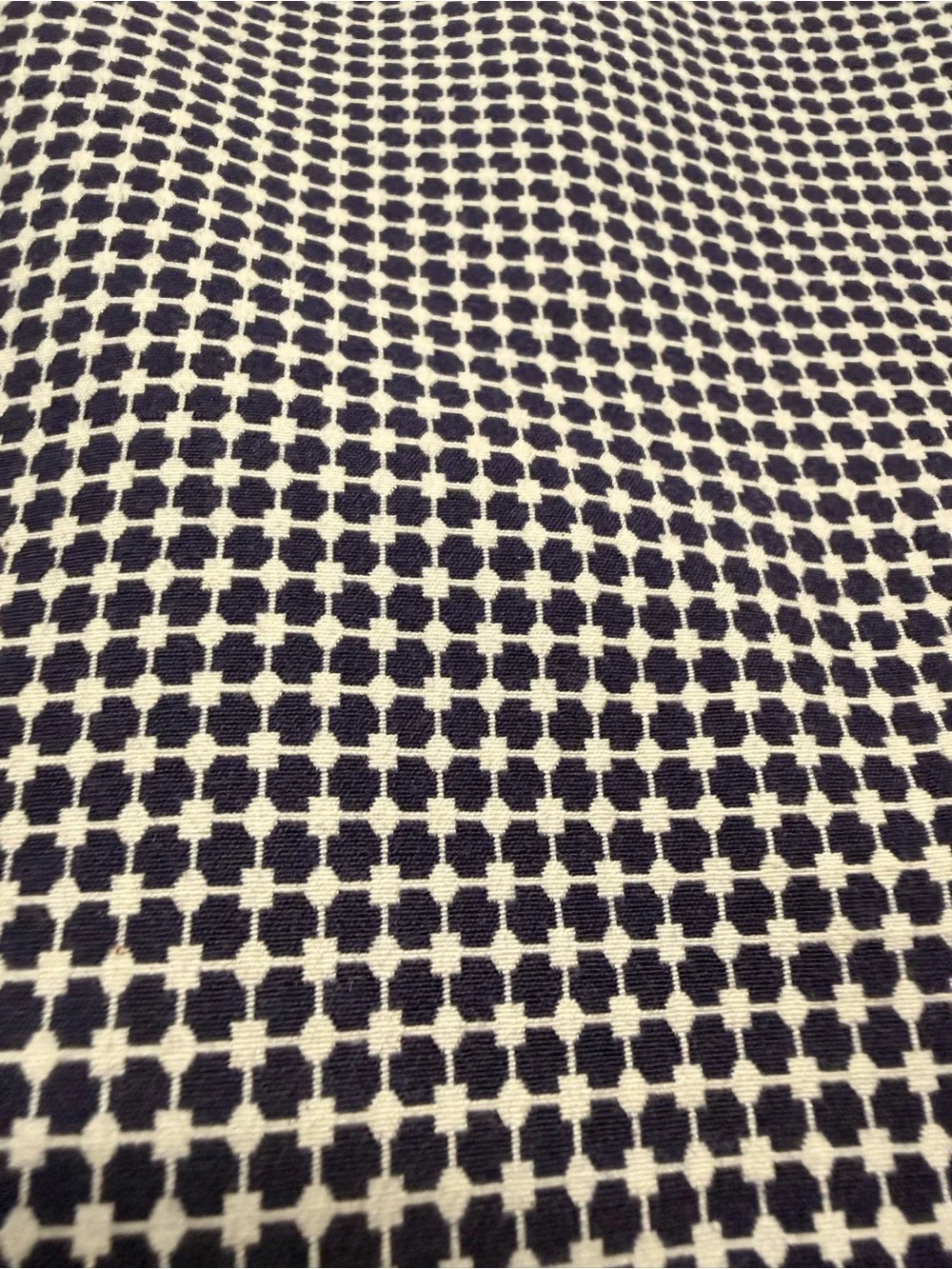 NWT Express Navy Blue Cream Line Pencil Skirt